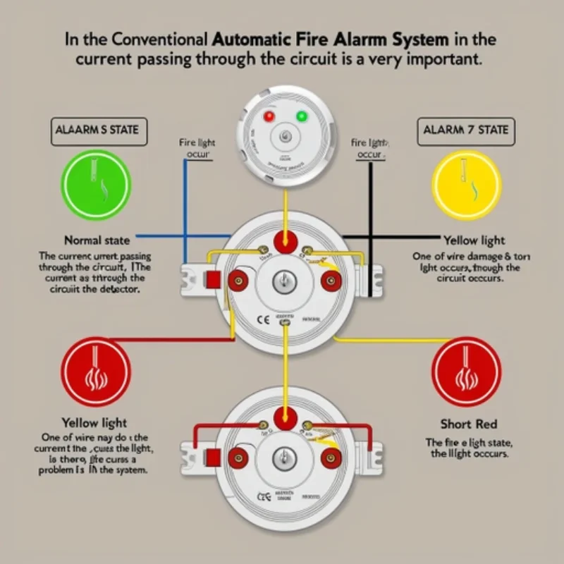نحوه عملکرد سیستم اعلام حریق متعارف